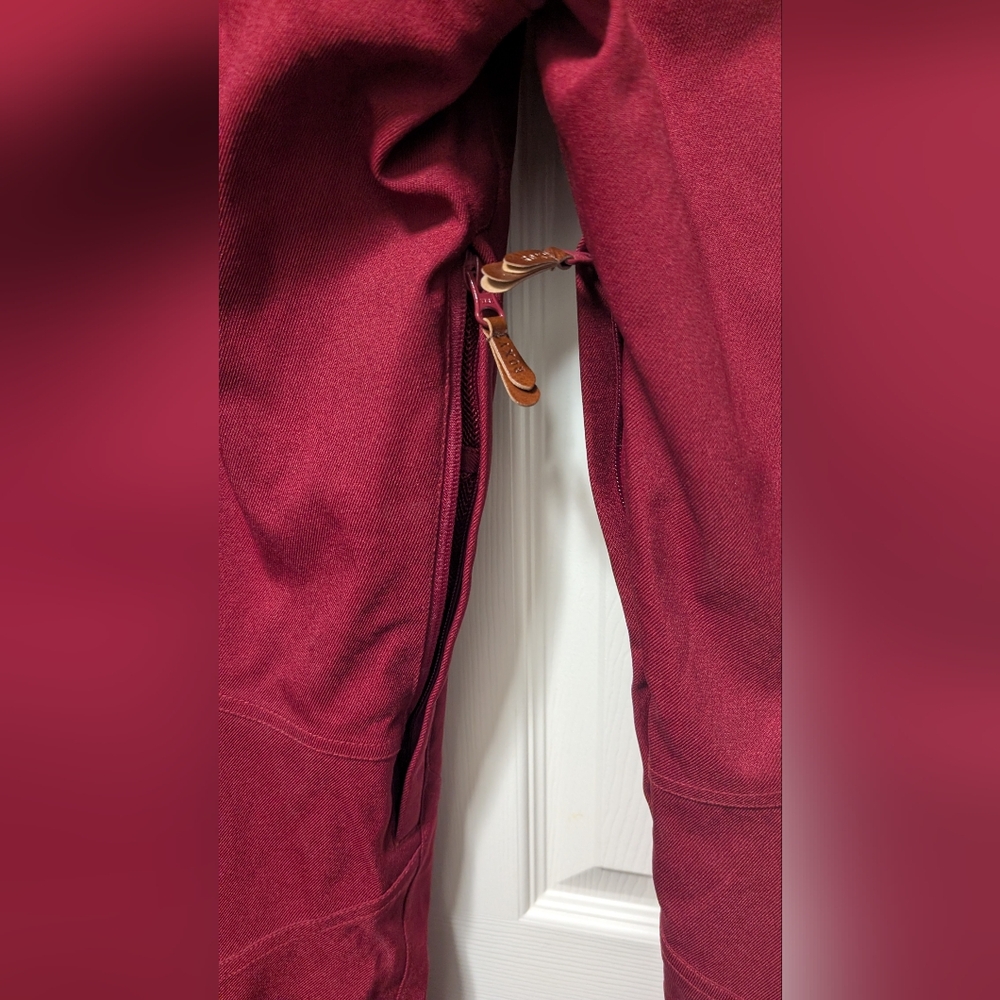 ROXY Cabin Ski & Snowboard DryFlight Pant in Burgundy Red Size Medium M - Picture 4 of 5